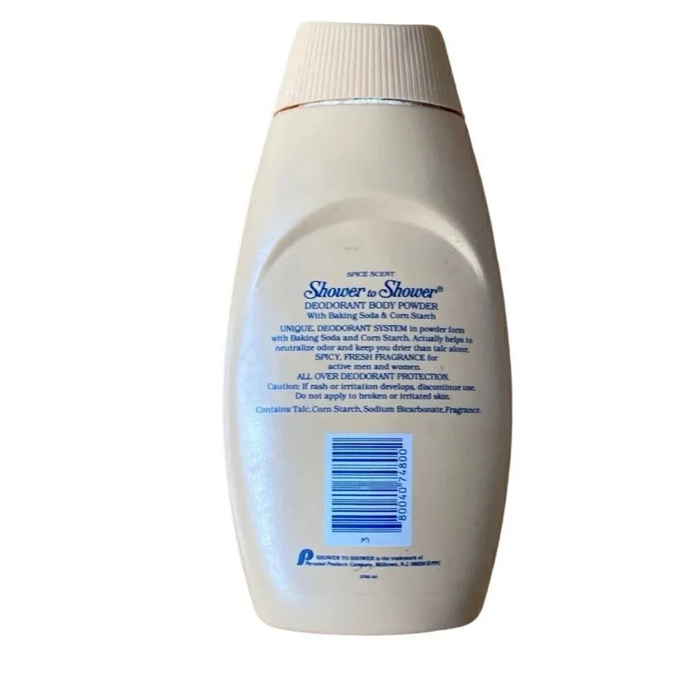 Vintage shower to shower spice deodorant body powder ￼